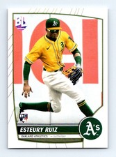 #13 2023 Topps Big League Esteury Ruiz RC Oakland Athletics