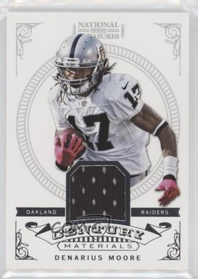 2012 Panini National Treasures Century Materials 55/99 Denarius Moore #62 0af