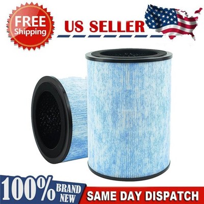 1-2 Pack AP300 3-in-1 H13 HEPA Replacement Filters Compatible with Instant AP300