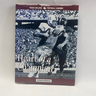 John David Crow Heart of a Champion Signed Texas A&M Football Book HC