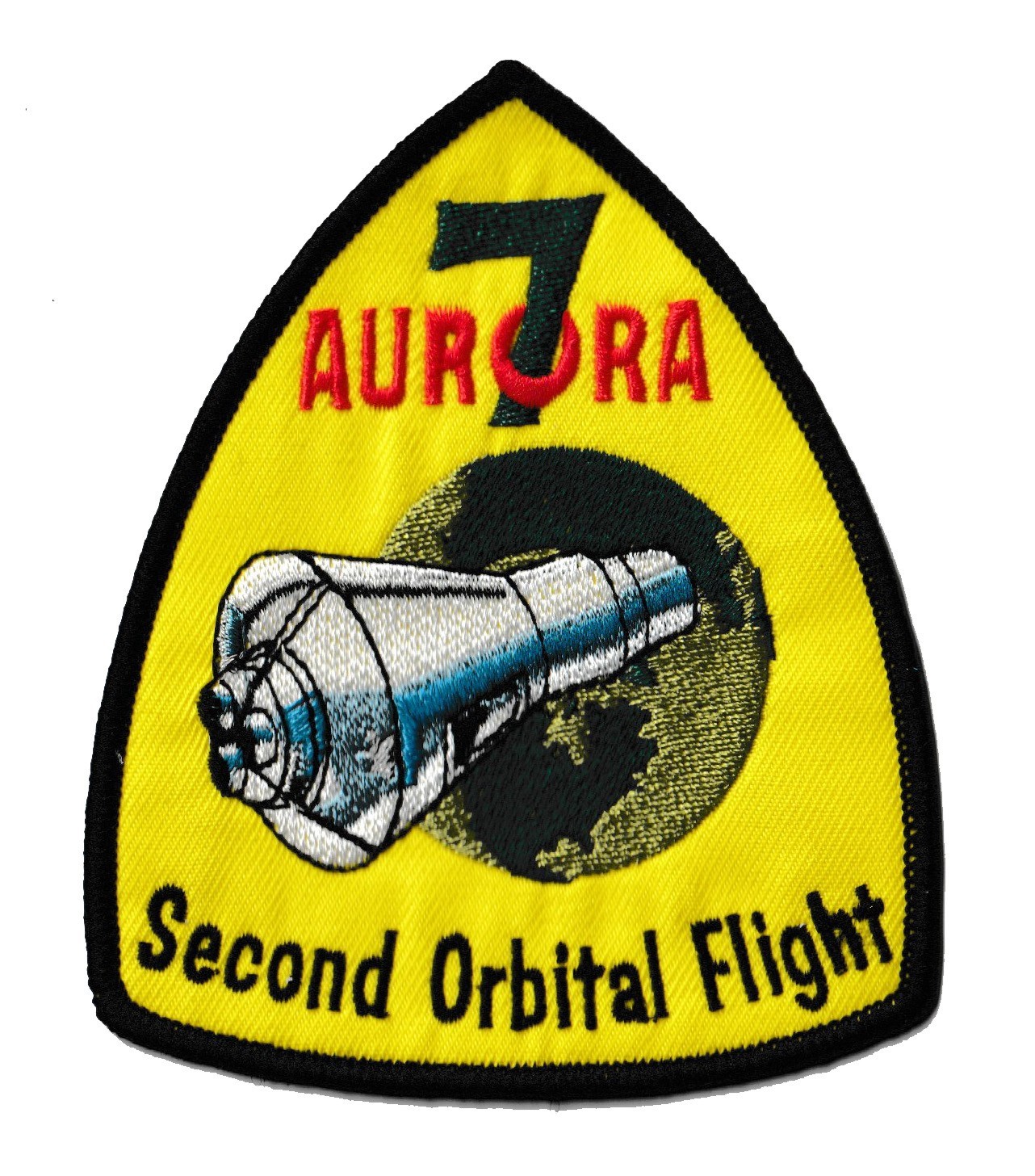 Kellogg's cereal premium NASA Mercury Aurora 7 embroidered space patch
