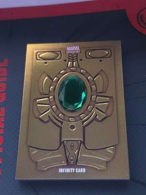 2025 Panini Marvel Anthology TIME green Infinity Memorabilia Card