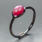 Vintage ring Ruby Ring 925 Sterling Silver Size 7 /R470494