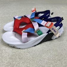 Nike Oneonta Be True Slides Mens Size 10 Multi White Trail Sandals DR4870-600
