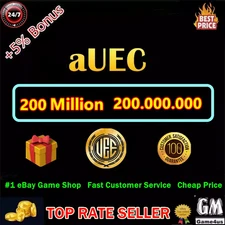 Star Citizen aUEC🔥200M +5% BONUS🎁4.5.0 Live Alpha UEC🔥Safe Fast Virtual Item
