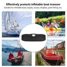 HOT (Black)PVC Transom Plate Outboard Mounting Engine Bracket For Inflatable BJ