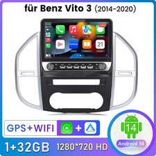 10.1" Für Mercedes Benz Vito W447 2014-20 Android 14 Autoradio GPS NAVI SWC DAB+ 10.1" Für Mercedes Benz Vito W447 2014-20 Android 14 Autoradio GPS NAVI SWC DAB+