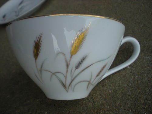 Yamaka Harvest Queen CUP and SAUCER Golden Wheat Made in Japan - Picture 4 of 8