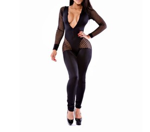 plus size fishnet suit