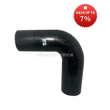 3.00'' Diameter 90 Degree Elbow Silicone Hose Coupler Intak Black 8'' leg length