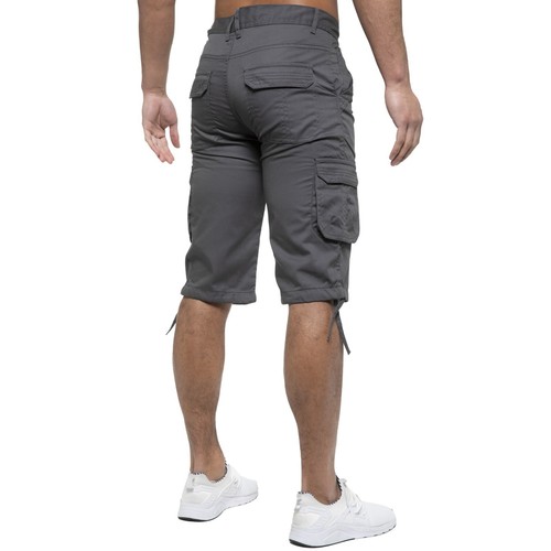Enzo Shorts Mens Cargo Combat Army Summer Chino Casual Work Knee Length Pants - Picture 21 of 37