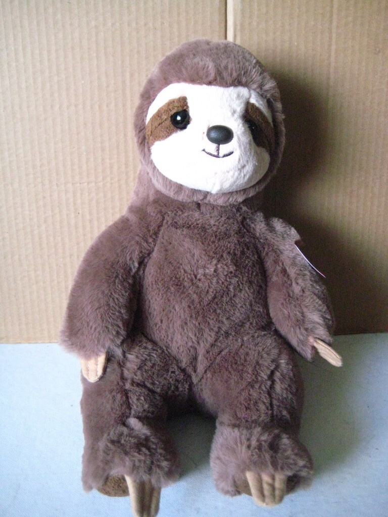 Aurora 2022 Slouching Sluumpy Sloth Stuffed Animal Brown/Beige 14