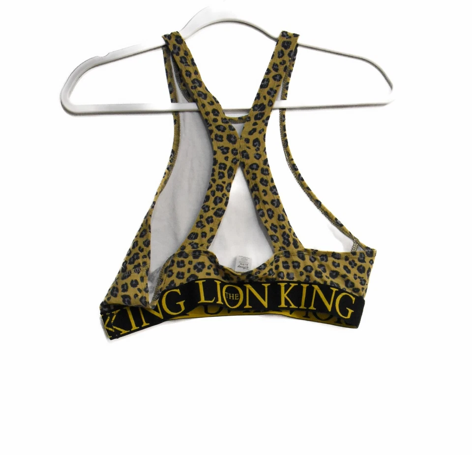 Женский желтый коричневый хлопковый бюстгальтер Disney Lion King с анималистическим принтом размер XL - Изображение 2 из 4