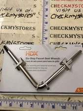 new 6-Step Faucet Seat Wrench