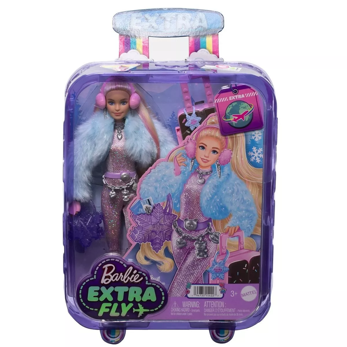 Barbie dolls. Gift boxes and bags set. LV