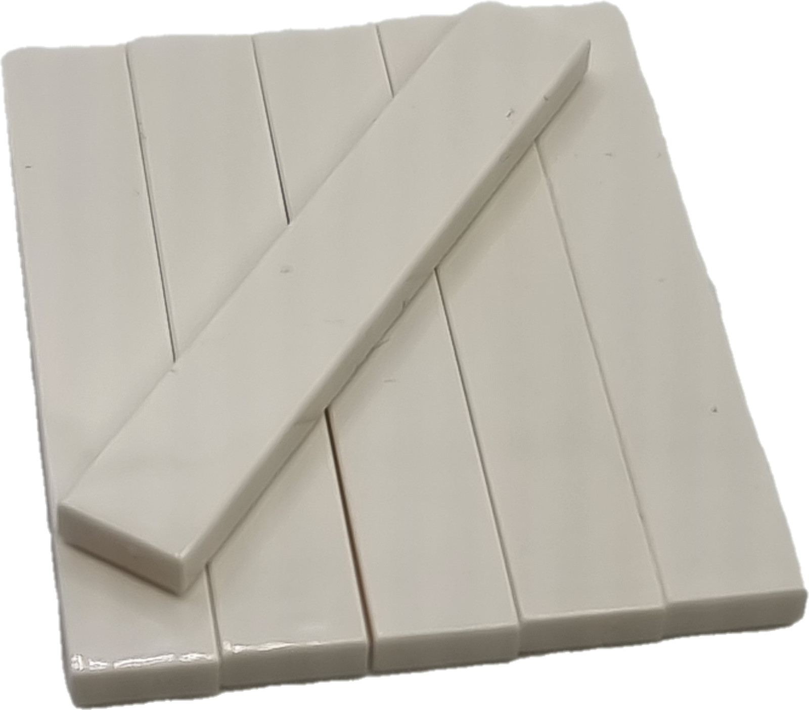 Конструктор LEGO Nr- 663601 Fliese 1x6 weiß / 6 штук