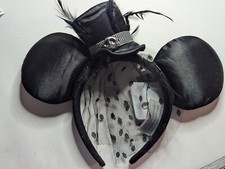 Disney Parks NBC Jack Skellington Ear Headband Top Hat And Veil New