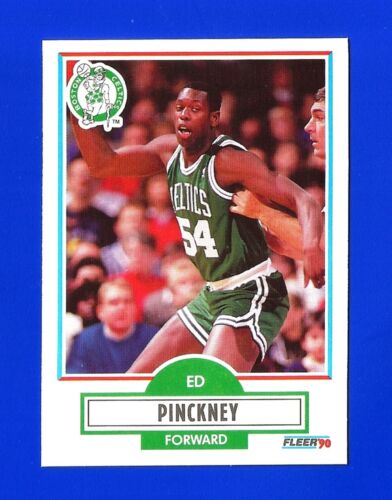 1990-91 Fleer BASKETBALL #15 ED PINCKNEY NRMINT+ BOSTON CELTICS (SB1)