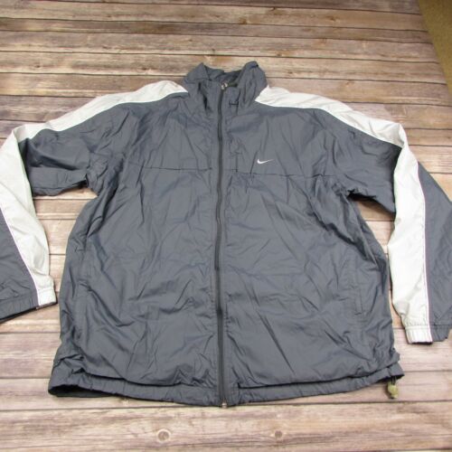 Zip Windbreaker Silver Tag XL Lined Jacket eBay