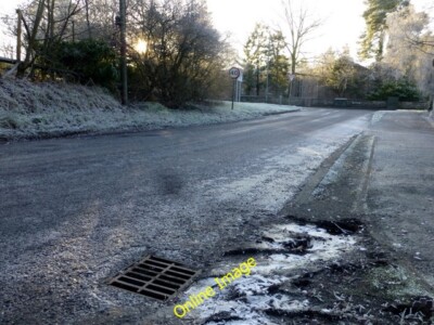 Foto 6x4 Glatteis entlang der Riverview Road An Oghmagh ich versuchte zu erklären th c2014