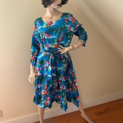 tropical hawaiian dress