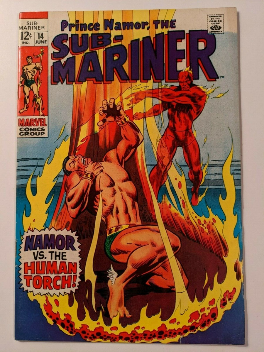 SUB-MARINER #14 High Grade ~VF? 1st Silver Age Toro Marvel June