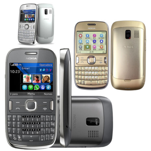 Original Nokia Asha 302 3020 Unlocked QWERTY WIFI 3G Bar Phone  GSM Smartphone - Afbeelding 1 van 5