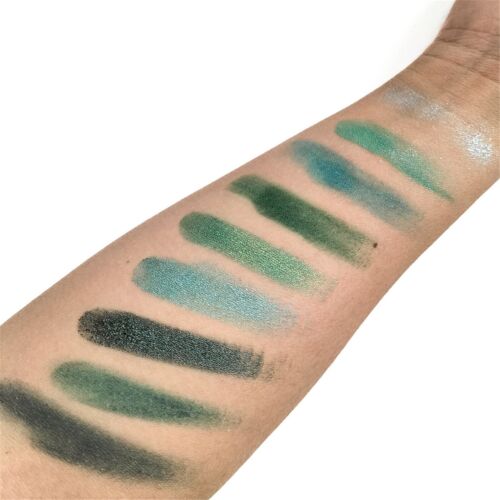 Shimmer Eye Shadow Pearlescent Eye Plate Eye Pigments Eyeshadow Palette Green - Picture 5 of 7