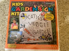 Kids Milestones Garden Sign Kit Mosaic Stepping Stone Plant Art Children Garden
