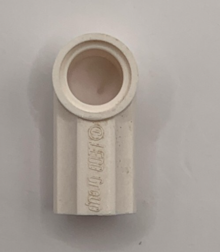 Lego 32013 White Technic Axle Pin Connector Angled #1 Element 4118981 6332573 - Picture 3 of 6