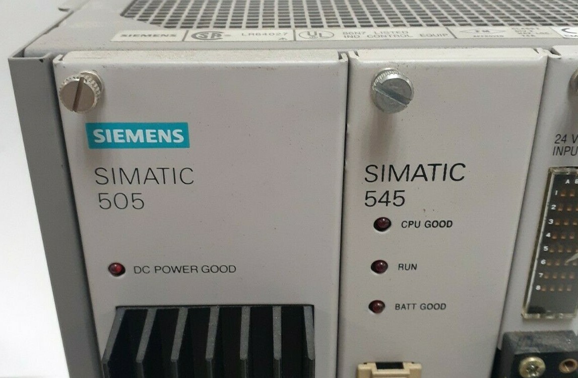 SIEMENS SIMATIC 505 PLC RACK W/ MODULES | eBay