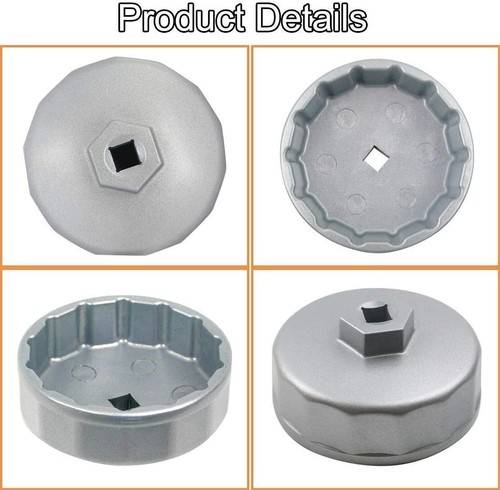 74 mm 14 herramienta de filtro de aceite de flauta para Benz, VW