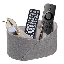 Remote Control Holder with 3 Compartments Modern Design Desk Accessories Work...