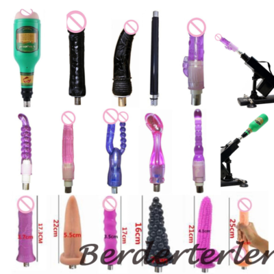 sexe toys connecter Thrusting Sex Machine Dildo Attachments 3XLR Connecter Anal Plug Penis Sex  Toys