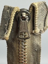 1930s Lightning british zipper aero leather aviakit motorcycle replacement 15''