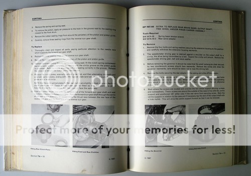 FORD CORTINA Car Workshop Manual March 1968 #CG420/3041E - Picture 3 of 4