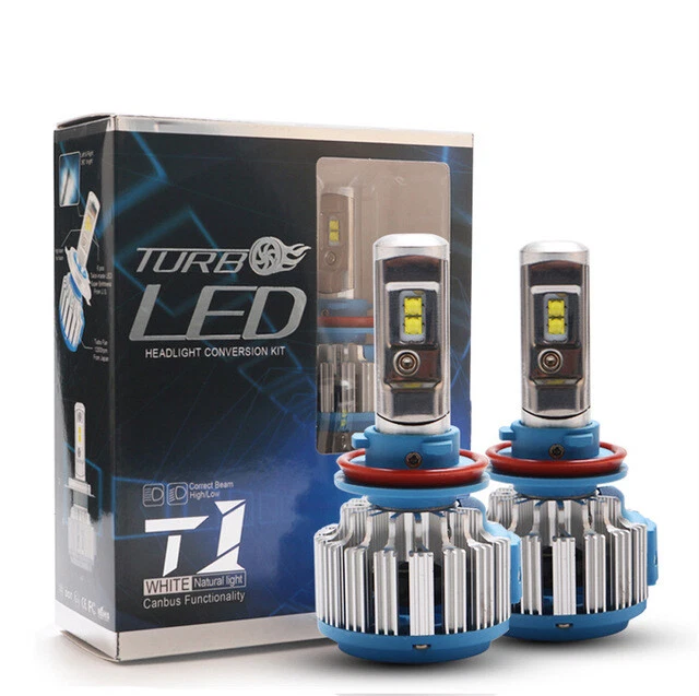 2XT1 72W Canbus Error Free 880 7000LM auto LED Headlight Turbo Fan Fog Bulb 12V - Image 4 of 4