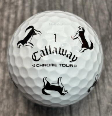 Callaway Chrome Tour Truvis Let The Big Dog Eat Husky Golf Ball (1)