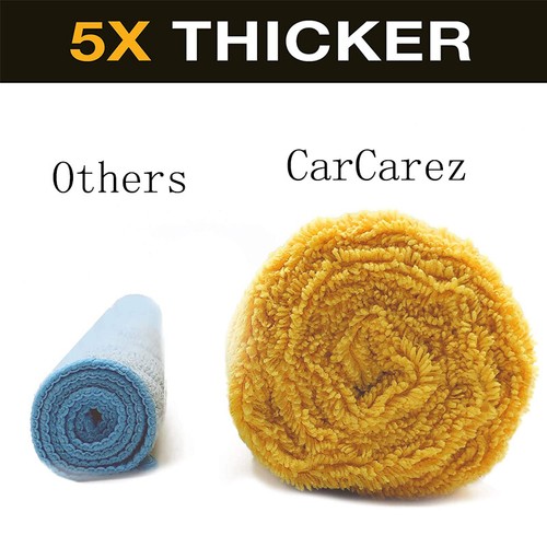 6 piezas Premium Microfiber Toallas Lavado de coches Auto Detailing Dual-Sided 16 "x 16" - Imagen 8 de 12