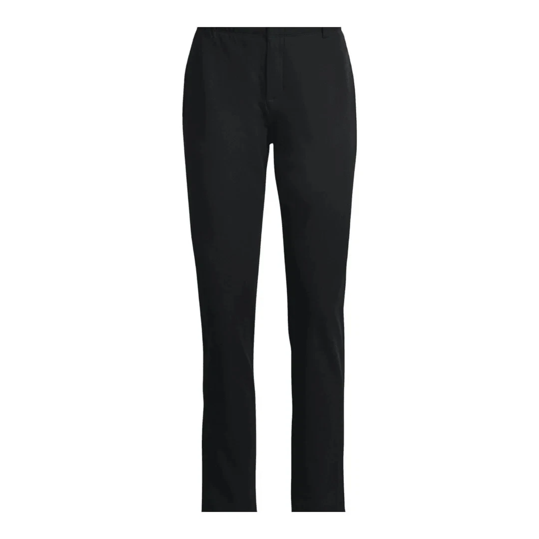 UNDER ARMOUR Pantaloni da golf donna neri Link UK donna 10 nuovi con etichette