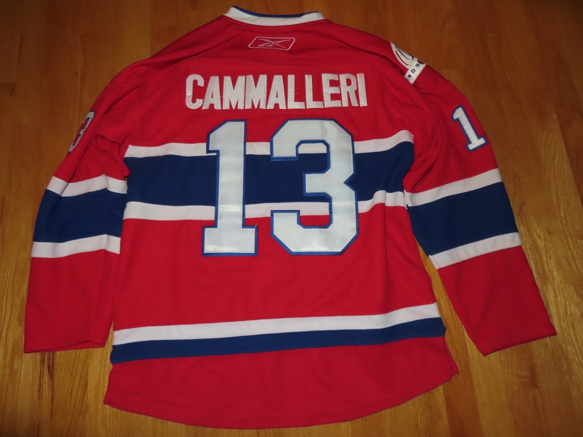 Reebok MICHAEL CAMMALLERI No 13 MONTREAL CANADIENS Size 52