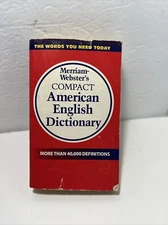 Merriam-Webster's Compact American English Dictionary by Merriam-Webster, Inc.