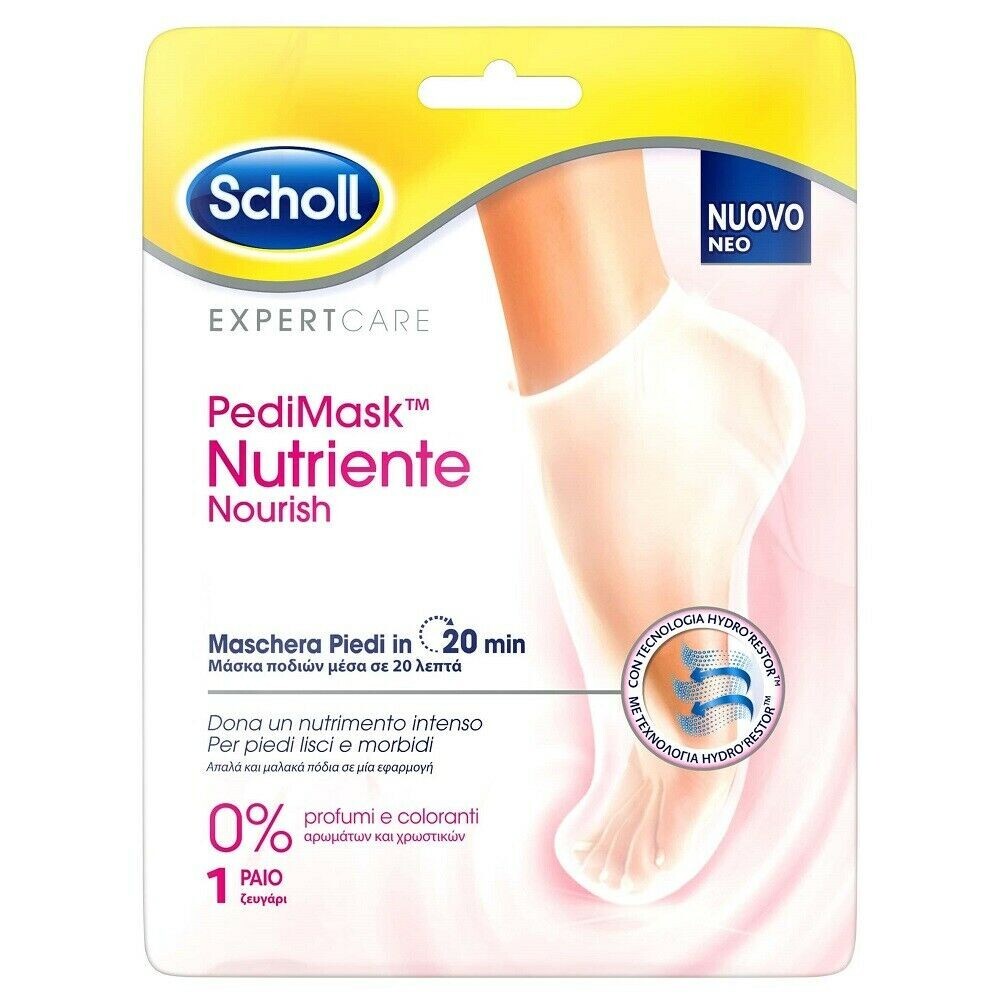 Mascarilla nutritiva para pies Scholl Expert Care PediMask Nutriente 0% (20 min)