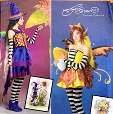 Simplicity S0245 Fantasy Fairy Dress Costume Pattern Sprite Elf 6 8 10 12 14