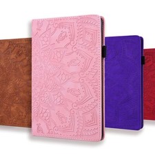 For Kindle Scribe 10.2" 2022 Embossed PU Leather Folio Flip Stand Wallet Case