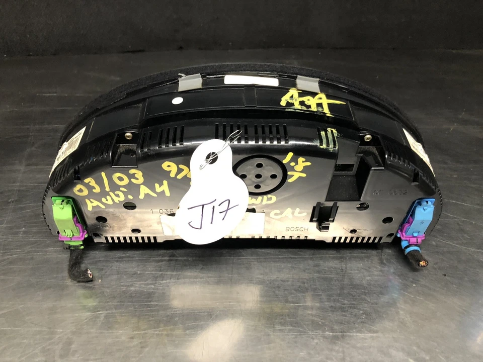 2003 Audi A4 1.8T M/T instrumento medidor de velocidade cluster - Imagem 4 de 4