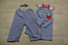 Vintage Girls Lot of Jumpsuits (24 Months) Striped Rompers Baby Toddler Carters