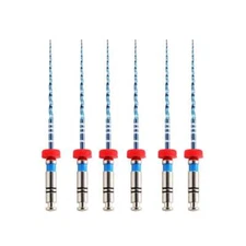 Vakker V Blue 21mm Taper 06 #30 NiTi Rotary Engine Files, 6/Pk