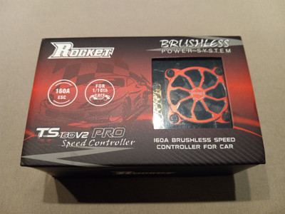 Rocket-RC 1/10 TS160 V2 PRO Drift / Drag ESC 2-3 Cell 4.5T+ (Red) SP-100006-01