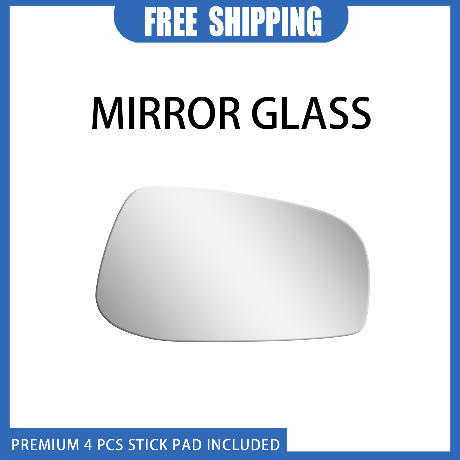 Mirror Glass Replace For 2004 2005 2006 Volvo V70 Passenger Right Side Convex